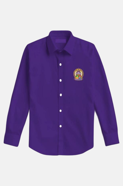 Adult Cotton Button-Up Long Sleeve Shirt